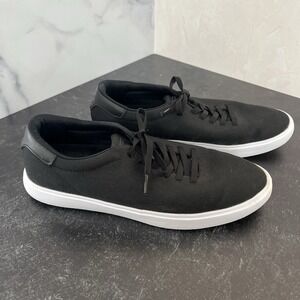 Men's  9 Black Low-Top Casual Canvas Sneaker/Golf Shoe Travis Mathew Cuater EUC